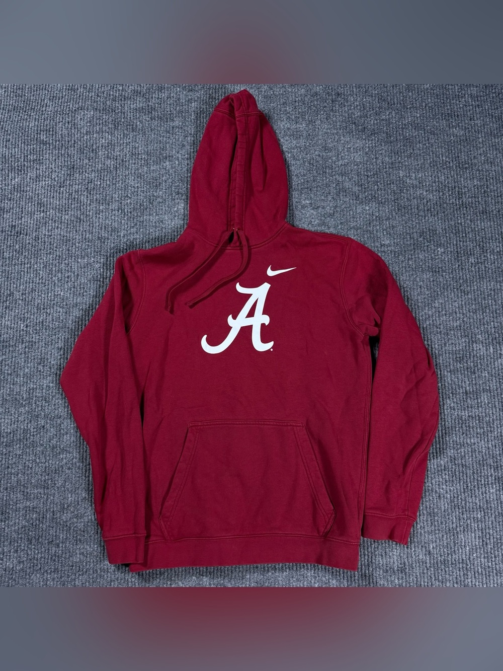 Nike Alabama Crimson Tide Hoodie Mens M Red Pullover Sweatshirt NCAA Fleece